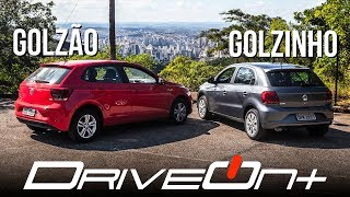 Polo e Gol Qual a Diferença Entre os Dois  DriveOnCars Comparativo Polo MSI 16 x Gol 16 [upl. by Radcliffe]