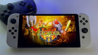 EXORDER  review  Switch OLED handheld gameplay [upl. by Nya]