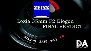 Zeiss Loxia 35mm F2 Biogon Final Review  4K [upl. by Stulin247]