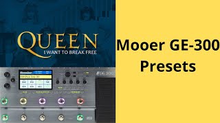 I Want to Break Free 🎸 Guitarra Cover  Tab  Mooer GE300 Presets  IR [upl. by Latoniah]