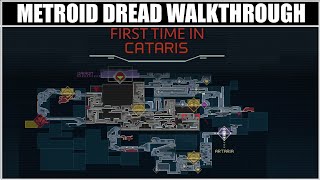 Metroid Dread Walkthrough Part 2  First Time in Cataris and Traveling to Dairon [upl. by Bernete]