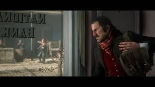 Robbing The Saint Denis Bank  Red Dead Redemption 2 Chapter 4 Ending [upl. by Noyerb]