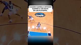 EL INCREÍBLE TIRO GANADOR DE CARMELO ANTHONY😎 nba baloncesto [upl. by Engeddi397]