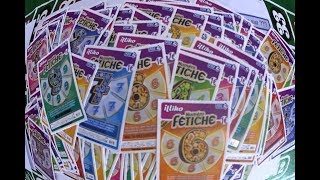 Gratter un carnet de 150 tickets NUMERO FETICHE à 150€ Jeux FDJ Illiko [upl. by Eiduam]