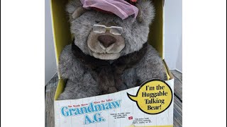 Introducing Grandmaw AG Bear 1986 Axlon Teddy Ruxpin Competitor cassette [upl. by Senoj693]