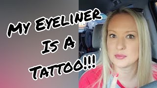 MY PERMANENT EYELINER TATTOO EXPERIENCE  STEP BY STEP  FULLY HEALED  DID IT HURT [upl. by Yadrahc727]