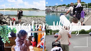 DAY IN THE LIFE six children Cornwall holiday family of 8 [upl. by Other]