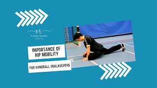 Handball Goalkeeper Training  Hip mobility drills [upl. by Yeslah]