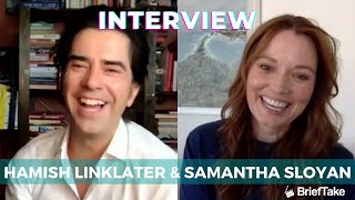 Midnight Mass Hamish Linklater amp Samantha Sloyan talk religion supernatural [upl. by Eneluqcaj]