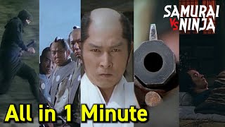 Ninja Invasion Samurai Seppuku Gun Battle and Sleeping Guy [upl. by Meador]