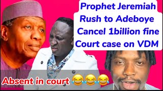 Court Case is Over Prophet Jeremiah Declare Via Absent from Court on Verydarkman prophetjeremiah [upl. by Onimod]