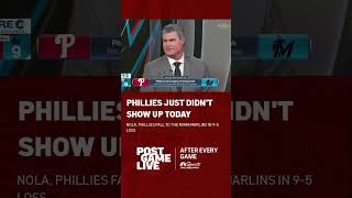 Phillies just didnt show up today in 95 loss to Miami Marlins [upl. by Aned]