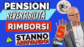 ⚡️PENSIONI REVERSIBLITÀ 👉 INPS RIMBROSA FINO a 5 ANNI❗️ STANNO ARRIVANDO‼️ [upl. by Willa]