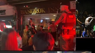 Bangkok sukhumvit soi11😱😱 fight scene😱😱😱 very dangerous 😱😮😱😮￼ [upl. by Aliakim779]