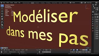 Modéliser dans mes pas blender 3d svm6 n°3 [upl. by Ydnac]