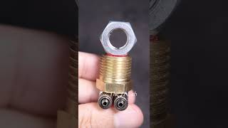 Homemade Hydraulic pump from brass  The H Lab part2 shorts [upl. by Llemaj]