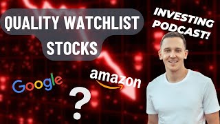 4 Quality Stocks To Buy On a 20 Drop ABNB AMZN GOOG DHI FULL PODCAST [upl. by Mcdermott]