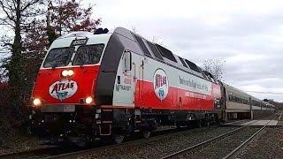 New NJ Transit ALP45DP 4503 Atlas on the Raritan Valley Line [upl. by Etnemelc]