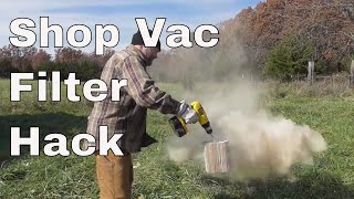 Shop Vac Filter Hack [upl. by Abehs]