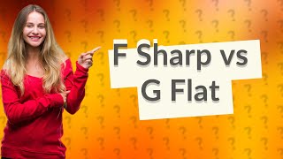 Is F sharp the same as G flat [upl. by Aryn]