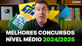 Melhores concursos de Nível Médio para 2024 e 2025 [upl. by Weisberg]