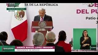 10721 I AMLO presenta 3er Informe por la victoria de la 4T [upl. by Ellen]