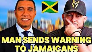 WHITE YARDIE ANGRY AFTER TOLD THIS IN JAMAICA [upl. by Odoric]