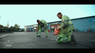 Tarmac resurfacing  Car Park in Ashford  UK Potholes Ltd [upl. by Iznik]