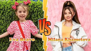 Milana Khametova VS Eva Bravo Play Transformation 👑 New Stars From Baby To 2023 [upl. by Birdella]