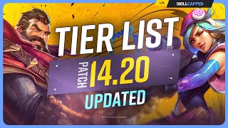 NEW UPDATED TIER LIST for PATCH 1420  League of Legends [upl. by Per781]