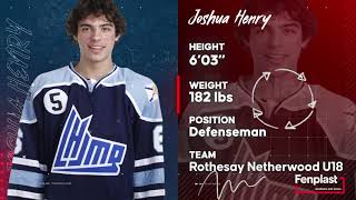 Fenplast QMJHL Prospects  Joshua Henry [upl. by Melisent]