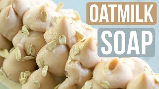 Oatmilk Handmade Soap with Freshly Ground Oats  Royalty Soaps [upl. by Lamphere]