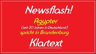 Newsflash Ägypter spricht in WerderBrandenburg KLARTEXT 💥 [upl. by Nwahsar]