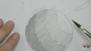 How to draw a simple 3D sphere [upl. by Roselba575]