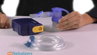 Just Nebulizers PARI TREK S Compact Compressor Combination Pack [upl. by Aivatahs752]