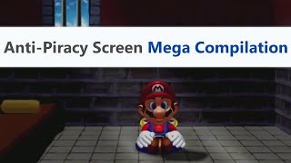 Nintendo  AntiPiracy Screen Mega Compilation [upl. by Newell]