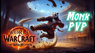 TWW Pre Season 1 Raw Mistweaver Monk PvP Gameplay 2 [upl. by Idnil807]