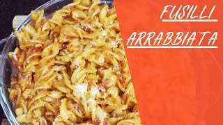 Easy pasta recipe ll Fusilli Arrabbiata ll [upl. by Helbon375]