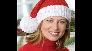 How to Crochet Santa Hat  Video 2 [upl. by Davison]