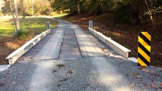 Low cost timber deck bridge [upl. by Nnaarual]