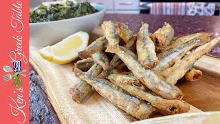 How To Make GreekStyle Fried Smelts [upl. by Goldia]