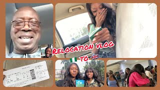 RELOCATION TRAVEL PREP VLOG GETTING MY VISA APPROVEDGOT A SCHOLARSHIP  SAYING GOODBYE TO FAMILY [upl. by Cinemod]