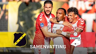 Geweldige TEAMGOAL van FC Emmen 👏🔥  Samenvatting NAC Breda  FC Emmen [upl. by Hsaniva]