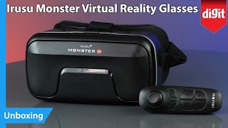 Irusu Monster VR Headset with Remote Controller Unboxing [upl. by Adyeren]