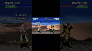 UMK3 Cyrax Combo umk3 arcade retrogaming [upl. by Garcon]