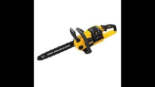 Review DEWALT DCCS670X1 FLEXVOLT 60V MAX Brushless Chainsaw [upl. by Edas]