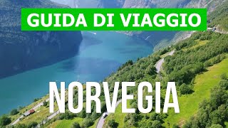 Fiordi Norvegesi  Sogne Geiranger Lyse Hardanger  drone video 4k  i fiordi della Norvegia [upl. by Ardnassac]