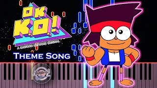 Ok KO Theme Song Lets Be Heroes Piano Cover [upl. by Lexine]