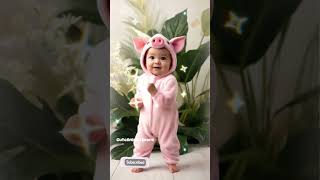 Cute Baby Dance 🍼 baby bayi dance joget [upl. by Jezabel]