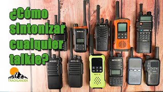 Cómo sintonizar walkies talkies de diferentes modelos y marcas [upl. by Brooking436]